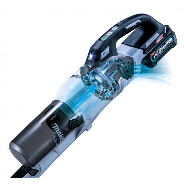 Aspirateur Makita XGT 40 Volts MAX Lithium (Li-Ion) - 200 mbar - (Produit seul) - capacité réservoir poussière 0,25 litres - poids 1,9kg | CL003GZ10