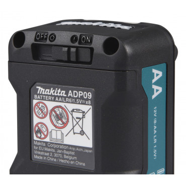 Adaptateur de batterie Makita pour les lasers CXT SK700D et SK700GD uniquement. Fonctionne avec 8 piles AA (non inclus) | CP00000001