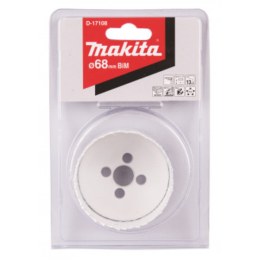 Scie cloche Makita Bi-Métal pour perceuse visseuse - diamètre 68mm - 1 pièce(s) | D-17108