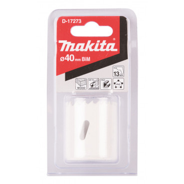 Scie cloche Makita Bi-Métal pour perceuse visseuse - diamètre 40mm - 1 pièce(s) | D-17273