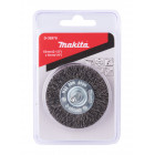 Image du produit : Brosse métallique circulaire fil acier ondulés pour perceuses - diamètre 63mm - filetage 6mm - diamètre du fil 0,3mm Makita | D-39970