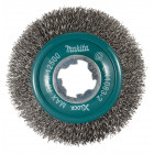 Image du produit : Brosse conique, Fil ondulé, 100mm X-LOCK - diamètre 100mm - filetage X-LOCK - diamètre du fil 0,3mm Makita | D-73449