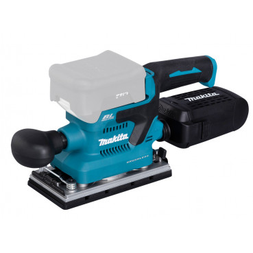 Ponceuse vibrante Makita LXT 18 Volts - sans fil Lithium (Li-Ion) - (Produit seul) - dimensions du patin de ponçage 92 x 185mm | DBO381ZU