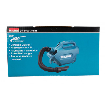 Aspirateur-souffleur Makita LXT 18 Volts - sans fil Lithium (Li-Ion) - 54 mbar - (Produit seul) - capacité réservoir poussière 0,5 litres - capacité sac poussière 0,33 litres | DCL184Z