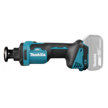 Affleureuse Makita plaque de plâtre LXT - Ø 6,35mm - (Produit seul) - pince diamètre 3,18mm | DCO181Z