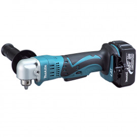 Perceuse visseuse d'angle Makita LXT 18 Volts - sans fil Lithium (Li-Ion) - 5 Ah - Ø 10mm - à clé | DDA350RTJ