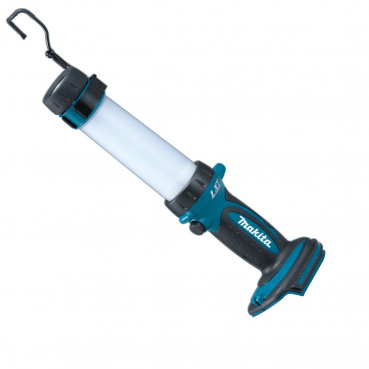 Lampe néon d'atelier - éclairage 360° - sans fil, jusqu'à 620 lumens, compatible avec batterie LXT Makita 14,4 et 18 Volts idéal, atelier, chantier, camping | DEADML806