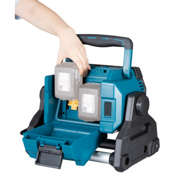 Projecteur de chantier à LED Makita - jusqu'à 3000 lumens - fonctionne sur batterie LXT 14.4 et 18 Volts ou sur prise secteur | DEADML809