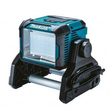 Projecteur de chantier à LED Makita - 30 Leds - lumière du jour - jusqu'à 3000 lumens - fonctionne sur batterie LXT 14.4 et 18 Volts ou sur prise secteur | DEADML811