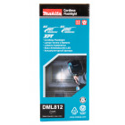 Image du produit : Lampe torche baladeuse, projecteur Makita sans fil extrêmement puissant 640m, compatible batterie 14,4 et 18 Volts LXT - pivotable horizontalement | DEBDML812