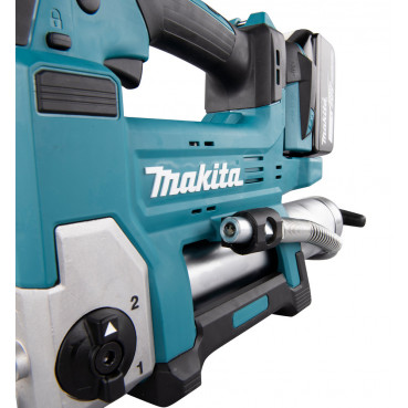 Pompe à graisse Makita LXT 18 Volts - sans fil Lithium (Li-Ion) - 1 batterie - pression maximale 690 bars - longueur du tuyau 1,2m | DGP180RT