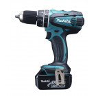 Image du produit : Perceuse visseuse Makita | percussion LXT - 18 Volts - sans fil Lithium (Li-Ion) - 4 Ah Li-Ion - Ø 13mm | DHP456RMJ