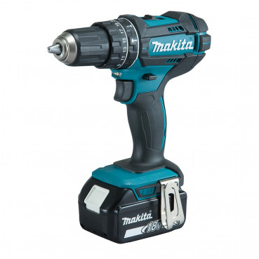 Perceuse visseuse Makita | percussion LXT - 18 Volts - sans fil Lithium (Li-Ion) - 4 Ah - Ø 13mm - (3 batteries) | DHP482RM3J