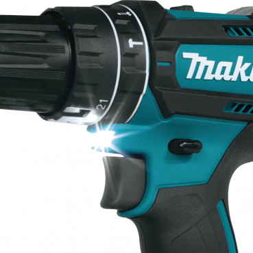 Perceuse visseuse Makita | percussion LXT - 18 Volts - sans fil Lithium (Li-Ion) - 4 Ah - Ø 13mm | DHP482RMJ