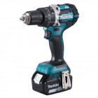 Image du produit : Perceuse visseuse Makita | percussion LXT - 18 Volts - sans fil Lithium (Li-Ion) - 3 Ah - Ø 13mm - (3 batteries) | DHP484RF3J