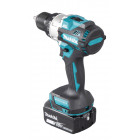 Image du produit : Perceuse visseuse Makita | percussion LXT 18 Volts - sans fil Lithium (Li-Ion) - 5 Ah - Ø 13mm - poids 2,7kg | DHP486RTJ