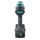 Image du produit : Perceuse visseuse Makita | percussion LXT 18 Volts - sans fil Lithium (Li-Ion) - 5 Ah - Ø 13mm - poids 2,7kg | DHP486RTJ