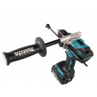 Image du produit : Perceuse visseuse Makita | percussion LXT 18 Volts - sans fil Lithium (Li-Ion) - 5 Ah - Ø 13mm - poids 2,7kg | DHP486RTJ