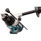 Image du produit : Perceuse visseuse Makita | percussion LXT 18 Volts - sans fil Lithium (Li-Ion) - 5 Ah - Ø 13mm - poids 2,7kg | DHP486RTJ