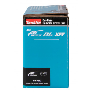 Perceuse visseuse Makita | percussion LXT 18 Volts - sans fil Lithium (Li-Ion) - Ø 13mm - (Produit seul) - poids 2,7kg | DHP486Z