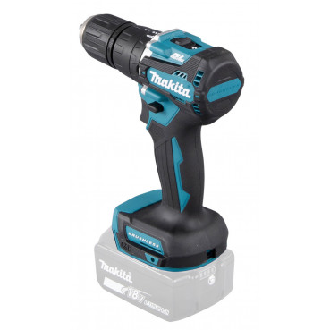 Perceuse visseuse Makita | percussion LXT - 18 Volts - sans fil Lithium (Li-Ion) - Ø 13mm - (Produit seul) - poids 1,7kg | DHP487ZJ