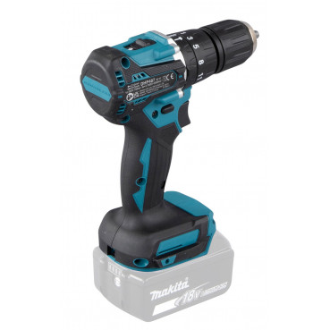 Perceuse visseuse Makita | percussion LXT - 18 Volts - sans fil Lithium (Li-Ion) - Ø 13mm - (Produit seul) - poids 1,7kg | DHP487ZJ