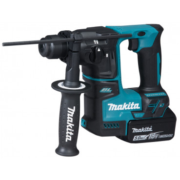 Perforateur Makita SDS-Plus LXT 18 Volts - sans fil Lithium (Li-Ion) - 5 Ah - 17mm - force de frappe 1,2 joules | DHR171RTJ