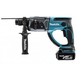 Perforateur burineur Makita SDS-Plus LXT 18 Volts - sans fil Lithium (Li-Ion) - 5 Ah - 20mm - force de frappe 1,9 joules | DHR202RTJ