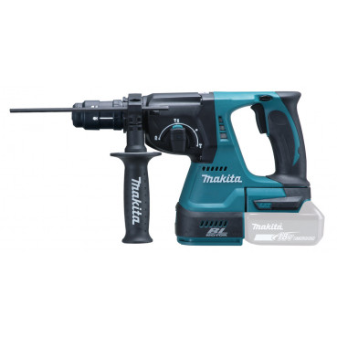 Perforateur burineur Makita SDS-Plus LXT 18 Volts - sans fil Lithium (Li-Ion) - 24mm - (Produit seul) - force de frappe 2 joules | DHR243ZJ