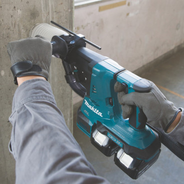 Perforateur burineur Makita SDS-Plus LXT 36 Volts 2 x 18 Volts - sans fil Lithium (Li-Ion) - 28mm - (Produit seul) - force de frappe 2,9 joules | DHR281ZWJ