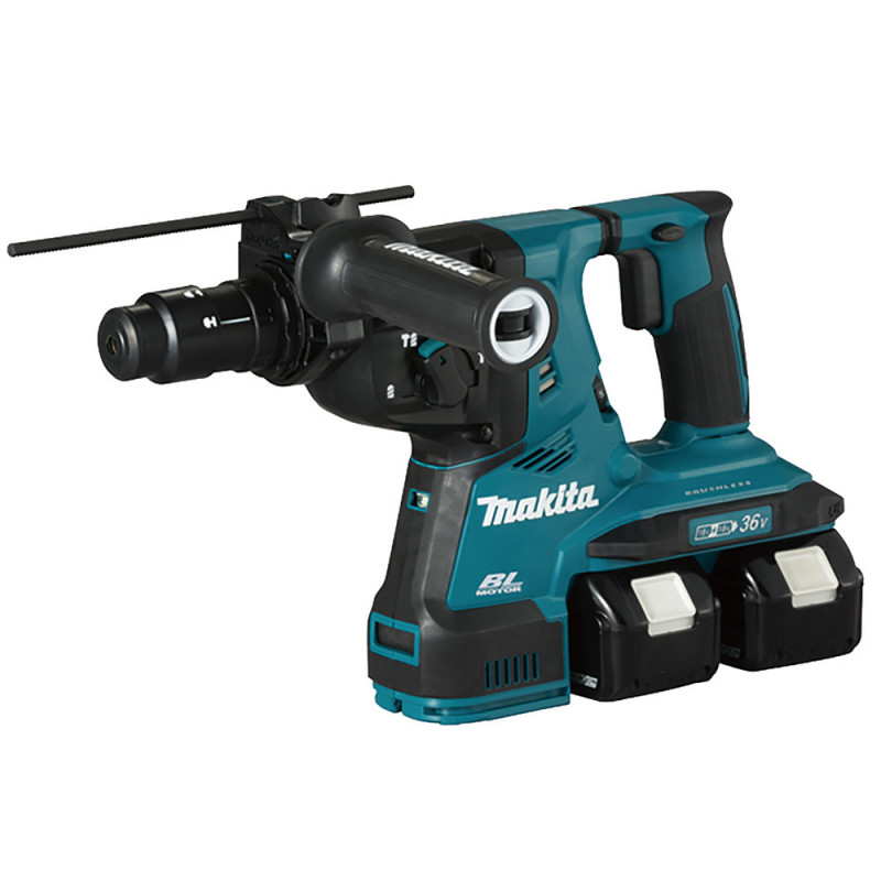 Perforateur burineur Makita SDS-Plus LXT 36 Volts 2 x 18 Volts - sans fil Lithium (Li-Ion) - 5 Ah - 28mm - force de frappe 2,9 joules | DHR283T2JU