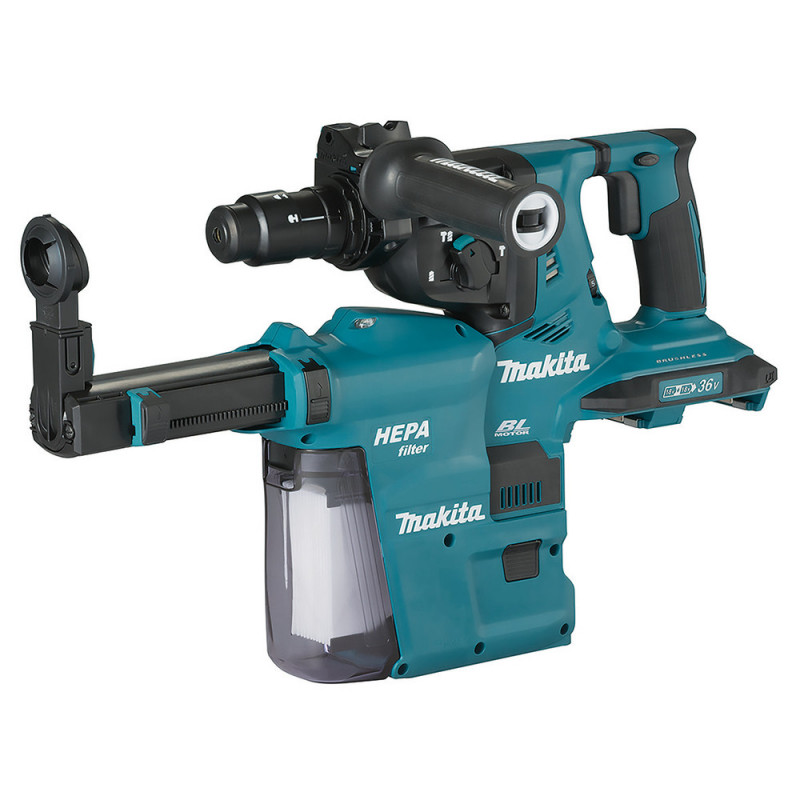 Perforateur burineur Makita SDS-Plus LXT 36 Volts 2 x 18 Volts - sans fil Lithium (Li-Ion) - 28mm - (Produit seul) - force de frappe 2,9 joules | DHR283ZWJU