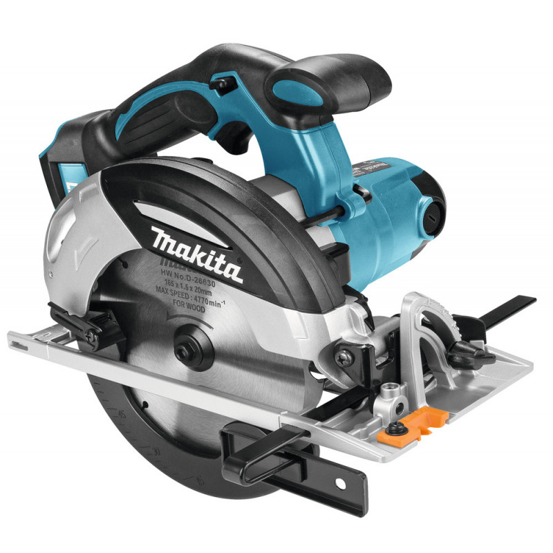 Scie circulaire Makita 18 Volts - sans fil Lithium (Li-Ion) Ø 165mm - (Produit seul) | DHS630ZJ