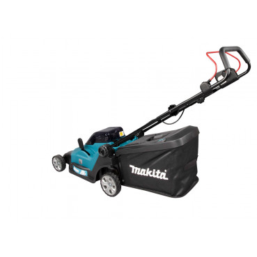 Tondeuse Makita 43cm LXT 36 Volts 2 x 18 Volts - sans fil Lithium (Li-Ion) - 5 Ah - diamètre lame 43cm - hauteur tonte 20 à 75mm - surface tonte 575m² | DLM432CT2