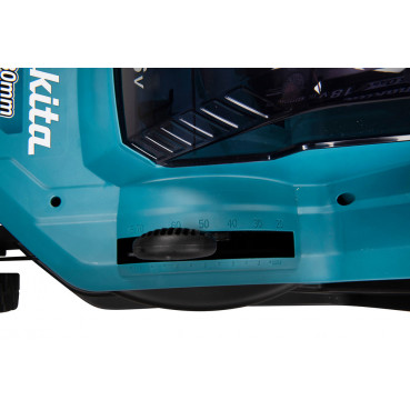 Tondeuse Makita 43cm LXT 36 Volts 2 x 18 Volts - sans fil Lithium (Li-Ion) - 5 Ah - diamètre lame 43cm - hauteur tonte 20 à 75mm - surface tonte 575m² | DLM432PT2