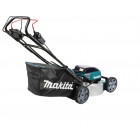 Image du produit : Tondeuse Makita auto-tractée LXT 36 Volts 2 x 18 Volts - sans fil Lithium (Li-Ion) - 5 Ah - 46cm - (4 batteries) - diamètre lame 46cm - hauteur tonte 20 à 100mm - surface tonte 1900-1400m² | DLM462PT4