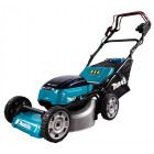 Image du produit : Tondeuse Makita auto-tractée LXT 36 Volts 2 x 18 Volts - sans fil Lithium (Li-Ion) - 5 Ah - 46cm - (4 batteries) - diamètre lame 46cm - hauteur tonte 20 à 100mm - surface tonte 1900-1400m² | DLM462PT4