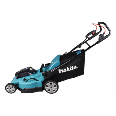 Tondeuse Makita 48cm LXT 36 Volts 2 x 18 Volts - sans fil Lithium (Li-Ion) - 5 Ah - diamètre lame 48cm - surface tonte 650m² - hauteur tonte 20 à 100mm | DLM480CT2