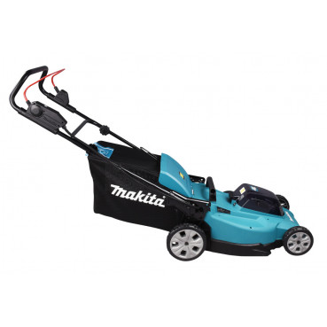 Tondeuse Makita 48cm LXT 36 Volts 2 x 18 Volts - sans fil Lithium (Li-Ion) - 5 Ah - diamètre lame 48cm - surface tonte 650m² - hauteur tonte 20 à 100mm | DLM480CT2