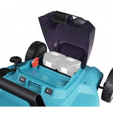 Tondeuse Makita 48cm LXT 36 Volts 2 x 18 Volts - sans fil Lithium (Li-Ion) - 5 Ah - diamètre lame 48cm - surface tonte 800m² - hauteur tonte 20 à 100mm | DLM481CT2