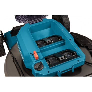 Tondeuse Makita 53cm LXT 36 Volts 2 x 18 Volts - sans fil Lithium (Li-Ion) - (Produit seul) - diamètre lame 53,4cm - hauteur tonte 20 à 100mm - surface tonte 2300m² | DLM530Z