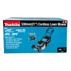 Image du produit : Tondeuse Makita auto-tractée LXT 36 Volts 2 x 18 Volts - sans fil Lithium (Li-Ion) - 53cm - (Produit seul) - diamètre lame 53,4cm - hauteur tonte 20 à 100mm - surface tonte 2300m² | DLM532Z