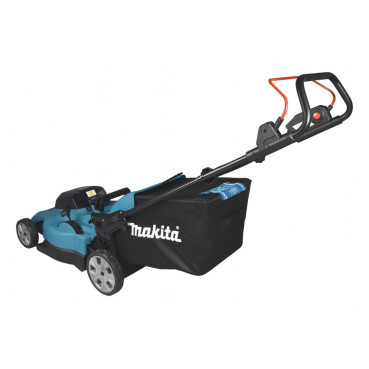 Tondeuse Makita 53cm LXT 36 Volts 2 x 18 Volts - sans fil Lithium (Li-Ion) - 5 Ah - diamètre lame 53cm - hauteur tonte 20 à 100mm - surface tonte 700m² | DLM538CT2