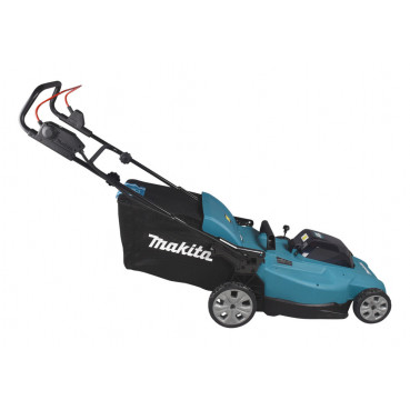 Tondeuse Makita 53cm LXT 36 Volts 2 x 18 Volts - sans fil Lithium (Li-Ion) - 5 Ah - diamètre lame 53cm - hauteur tonte 20 à 100mm - surface tonte 700m² | DLM538CT2