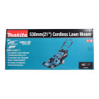 Image du produit : Tondeuse Makita 53cm LXT 36 Volts 2 x 18 Volts - sans fil Lithium (Li-Ion) - (Produit seul) - diamètre lame 53cm - hauteur tonte 20 à 100mm - surface tonte 700m² | DLM538Z