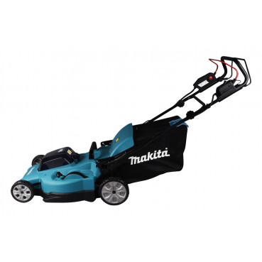 Tondeuse Makita 53cm LXT 36 Volts 2 x 18 Volts - sans fil Lithium (Li-Ion) - 5 Ah - diamètre lame 53,4cm - surface tonte 800m² - hauteur tonte 20 à 100mm | DLM539CT2