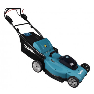 Tondeuse Makita 53cm LXT 36 Volts 2 x 18 Volts - sans fil Lithium (Li-Ion) - 5 Ah - diamètre lame 53,4cm - surface tonte 800m² - hauteur tonte 20 à 100mm | DLM539CT2