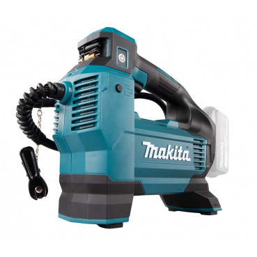 Gonfleur Makita LXT 18 Volts - sans fil Lithium (Li-Ion) - 11,1 bars - 161 psi - (Produit seul) - longueur du tuyau 0,65m - poids 2,1kg | DMP181Z