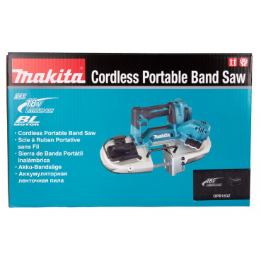 Scie à ruban Makita LXT 18 Volts - sans fil Lithium (Li-Ion) - (Produit seul) | DPB183Z