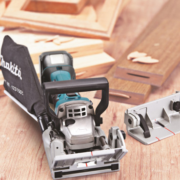 Lamelleuse Makita LXT 18 Volts - sans fil Lithium (Li-Ion) - (Produit seul) - diamètre 100mm - capacité de plongée 0 - 20mm - alésage 22mm - coupe-saignée 4mm | DPJ180Z